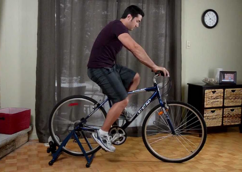 How to turn Bike into Stationary Bike DIY