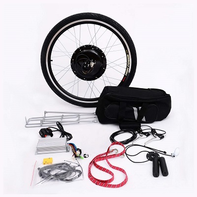 Aosom 26'' Rear Wheel 48V 1000W Electric Battery Powered Bicycle Motor Conversion Kit